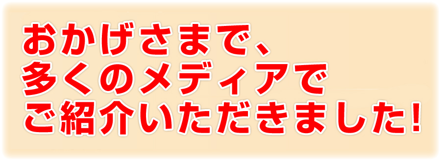 ハイブリッドレスベラは多くのメディアで紹介されています